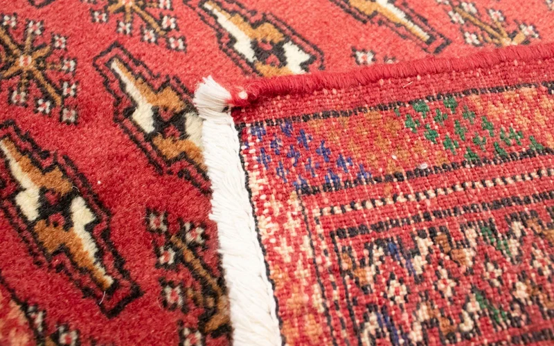 Turkaman Teppich 50x100cm - Orientteppich - rot