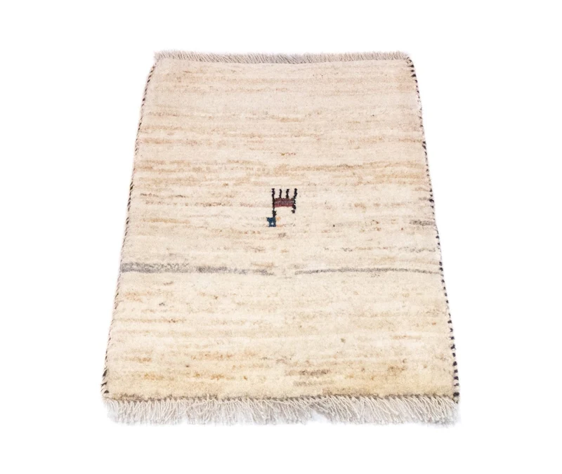 Gabbeh Teppich - Perser 40 x 60 cm - beige