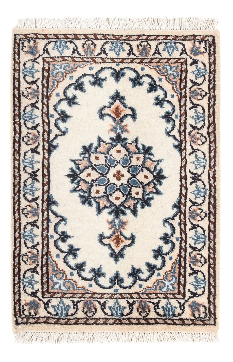 Nain - 12La Teppich 40x60cm - Perserteppich - beige