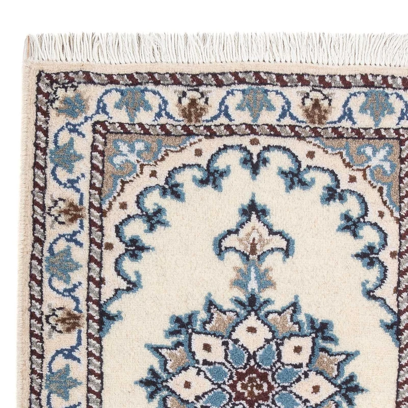 Nain - 12La Teppich 40x60cm - Perserteppich - creme