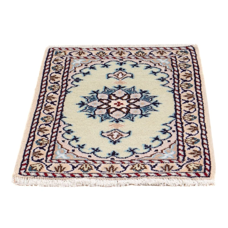 Nain - 12La Teppich 40x60cm - Perserteppich - creme