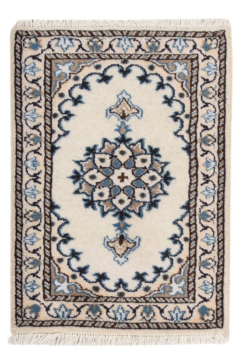 Nain - 12La Teppich 40x60cm - Perserteppich - creme