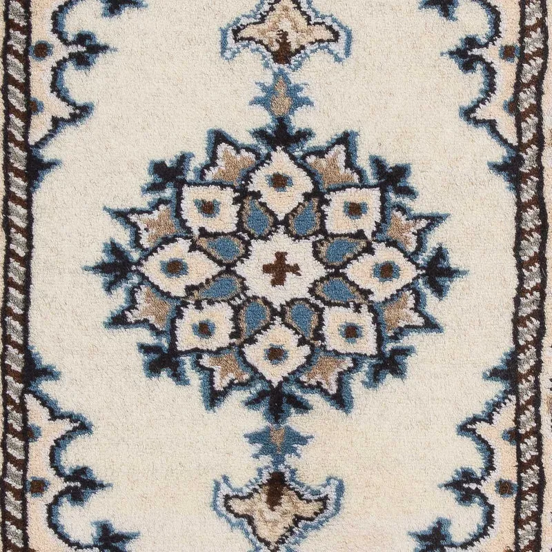 Nain - 12La Teppich 40x60cm - Perserteppich - creme