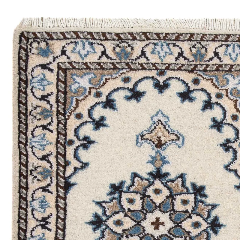 Nain - 12La Teppich 40x60cm - Perserteppich - creme