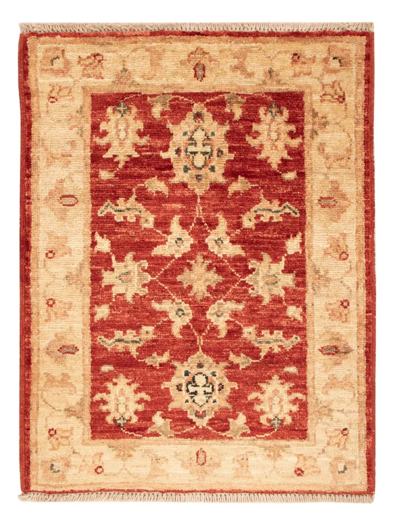 Ziegler Teppich 52x71cm - Orientteppich - rot
