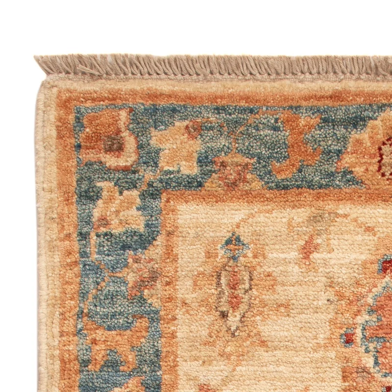 Ziegler Teppich 49x74cm - Orientteppich - beige