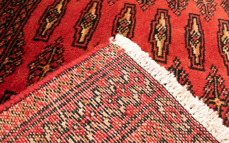 Turkaman Teppich 50x100cm - Orientteppich - rot