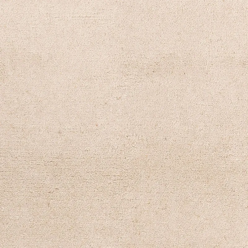 Nepal Teppich 80x150cm - Wollteppich - beige