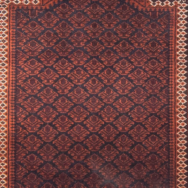 Belutsch Teppich - Gebetsteppich - 86 x 130 cm - dunkelblau