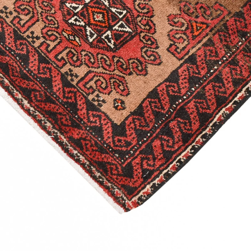 Hamadan Teppich 52x74cm - Perserteppich - rot