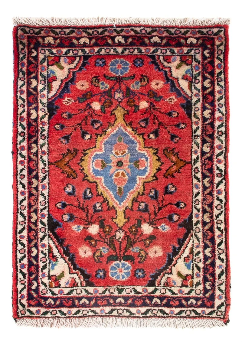 Malayer Teppich 45x60cm - Perserteppich - rot