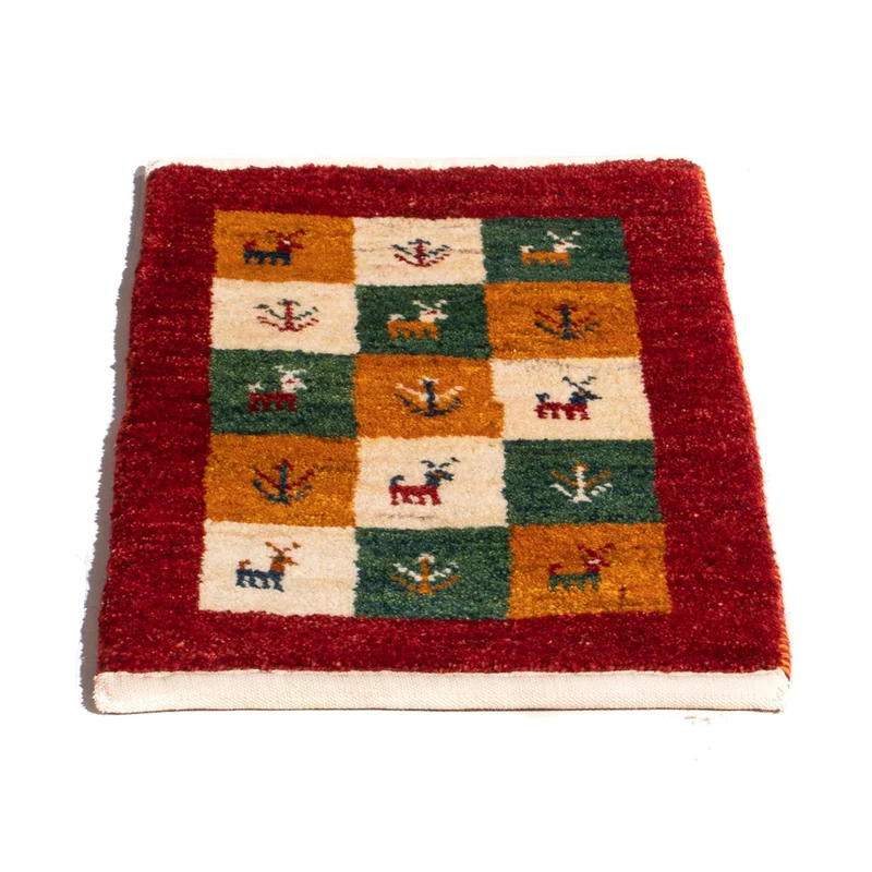 Gabbeh Teppich - Perser - 40 x 60 cm - mehrfarbig