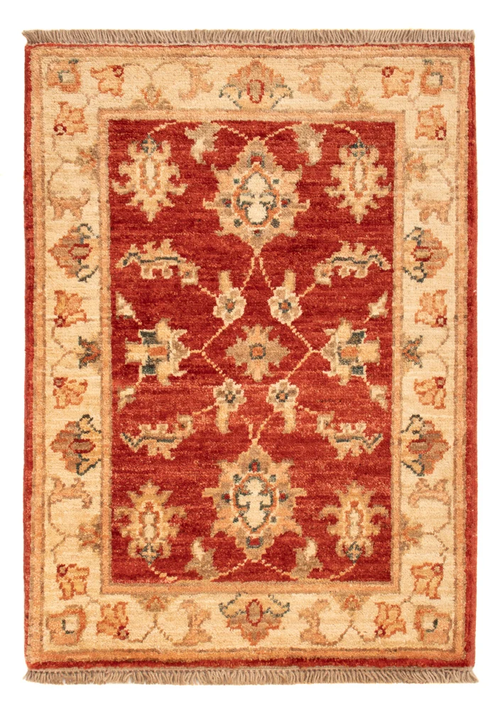 Ziegler Teppich 51x70cm - Orientteppich - rot
