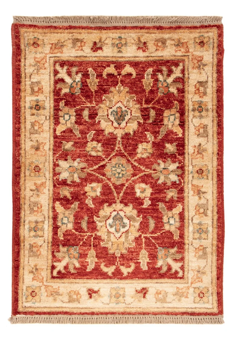 Ziegler Teppich 51x72cm - Orientteppich - rot