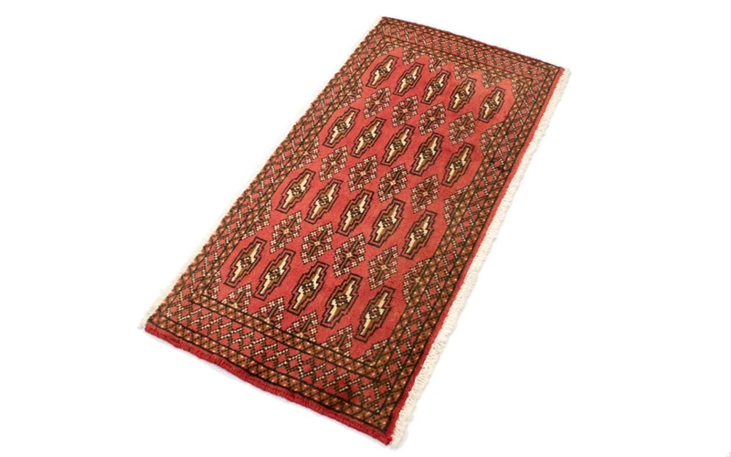 Turkaman Teppich 50x100cm - Orientteppich - rot