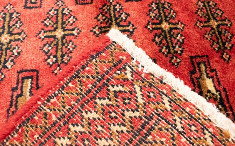 Turkaman Teppich 50x100cm - Orientteppich - rot