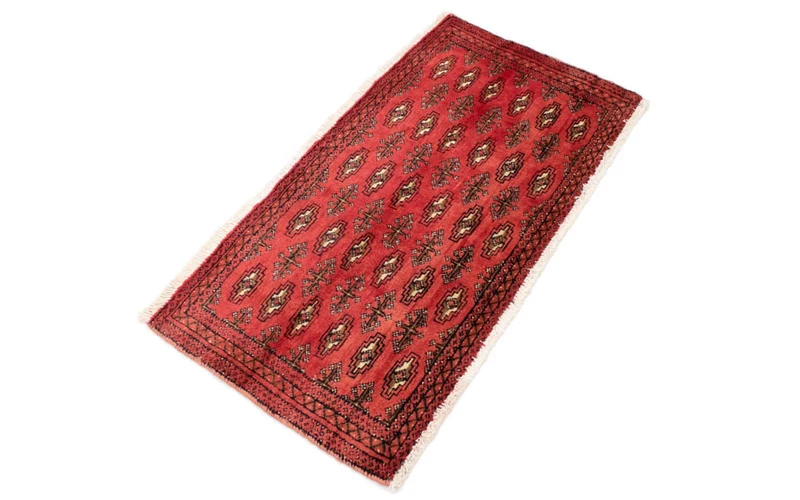 Turkaman Teppich 50x100cm - Orientteppich - rot