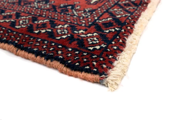 Turkaman Teppich 50x100cm - Orientteppich - rot