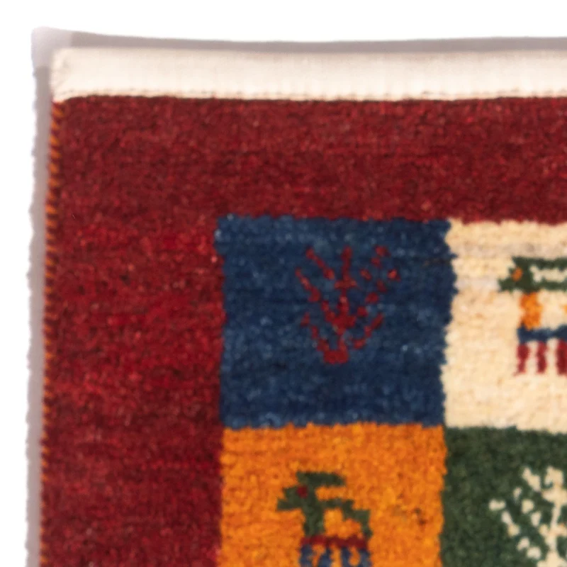 Gabbeh Teppich - Perser - 40 x 60 cm - mehrfarbig