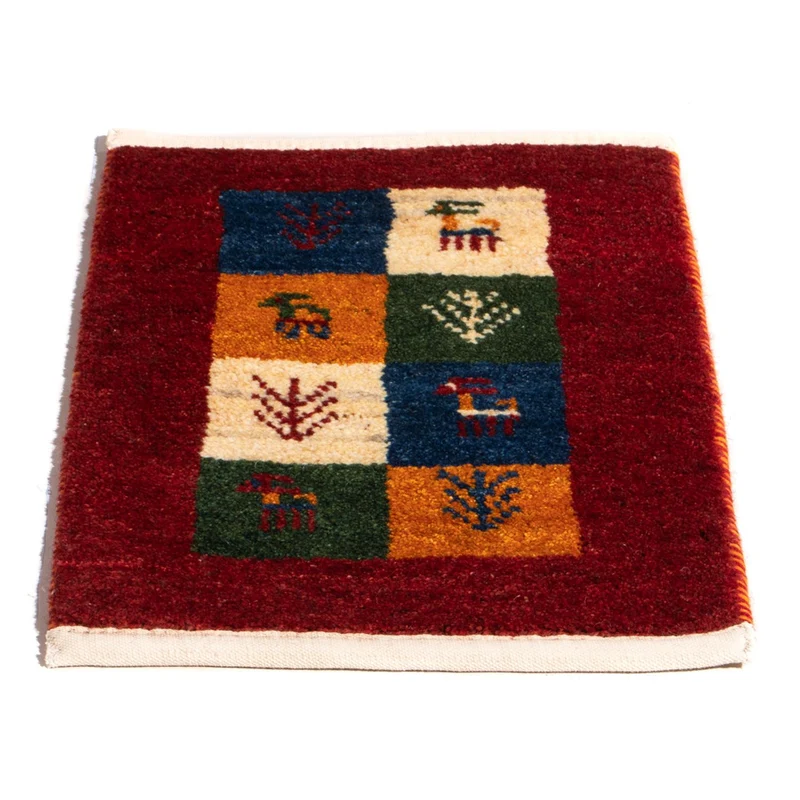 Gabbeh Teppich - Perser - 40 x 60 cm - mehrfarbig