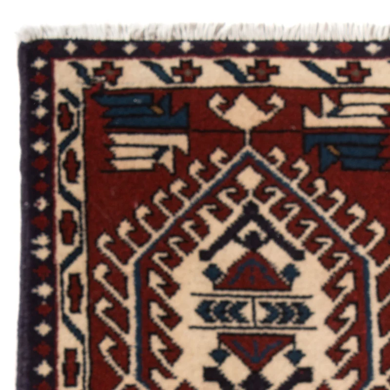 Perserteppich - Nomadic - 40 x 54 cm - mehrfarbig