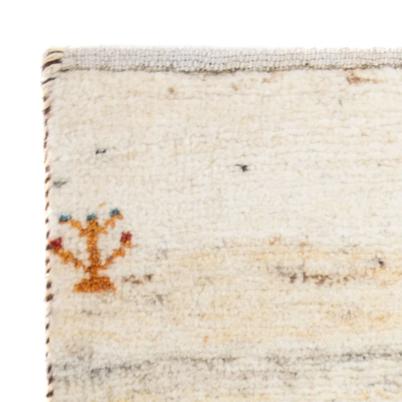Gabbeh Teppich - Loribaft Perser 40 x 60 cm - beige