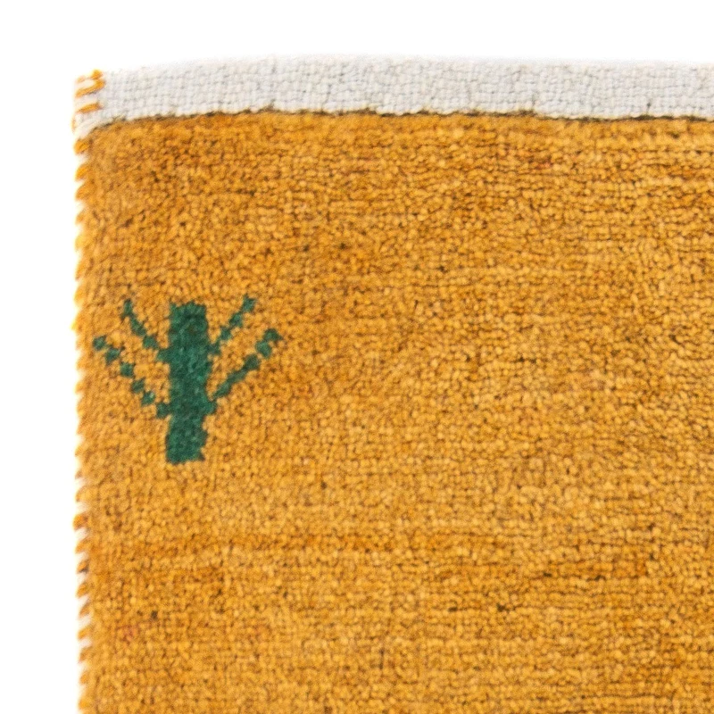 Gabbeh Teppich - Loribaft Perser 40 x 60 cm - orange