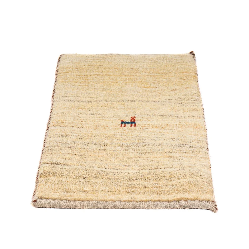 Gabbeh Teppich - Loribaft Perser 40 x 60 cm - beige