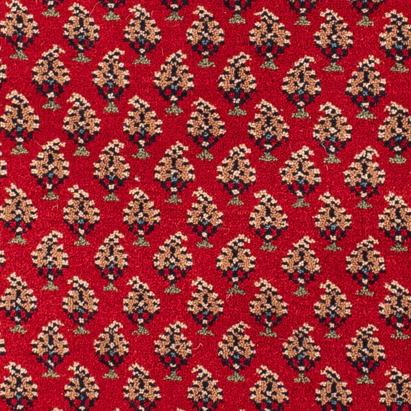 Indo Mir Teppich 60x90cm - Orientteppich - dunkelrot