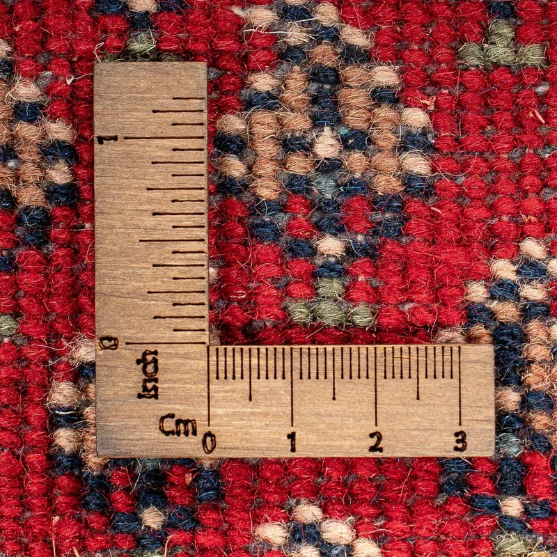 Indo Mir Teppich 60x90cm - Orientteppich - dunkelrot