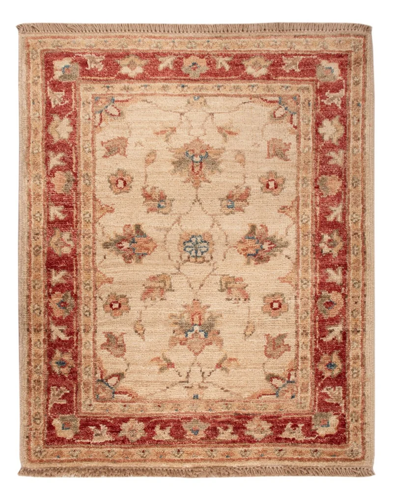 Ziegler Teppich 52x68cm - Orientteppich - beige