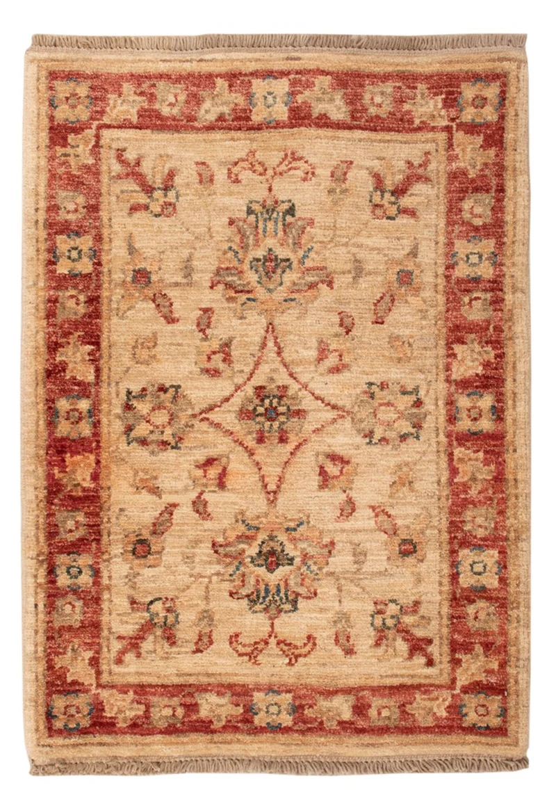 Ziegler Teppich 51x72cm - Orientteppich - beige
