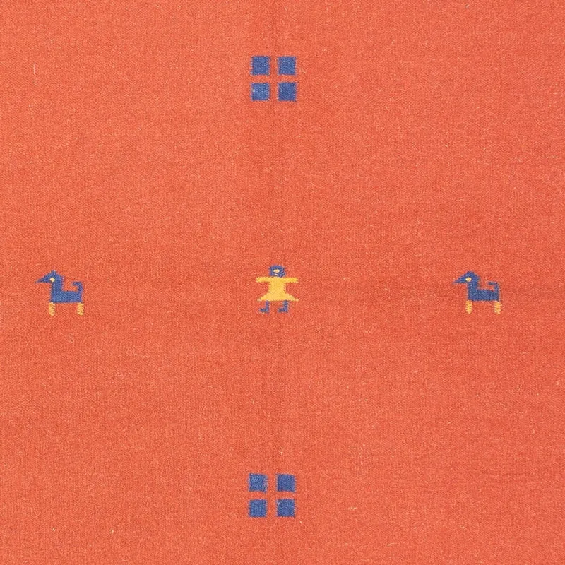Kelim Modern Teppich 140x200cm - mehrfarbig