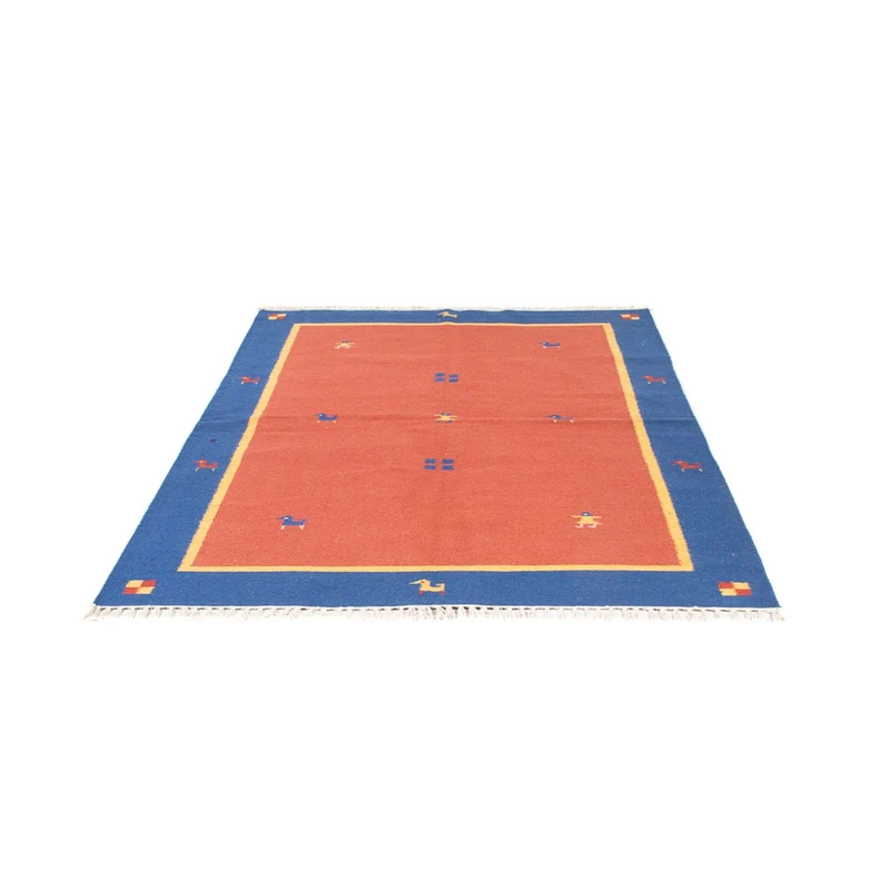 Kelim Modern Teppich 140x200cm - mehrfarbig
