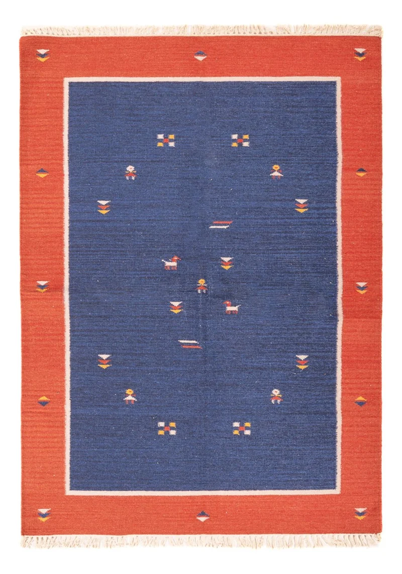 Kelim Teppich - Trendy - 140 x 200 cm - mehrfarbig