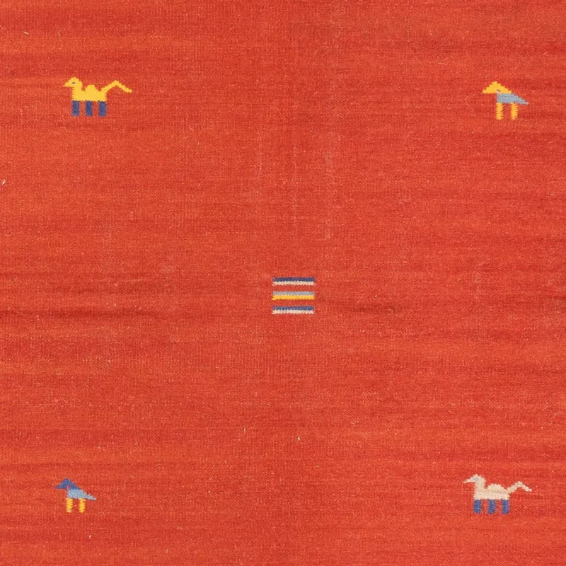 Kelim Modern Teppich 140x200cm - mehrfarbig