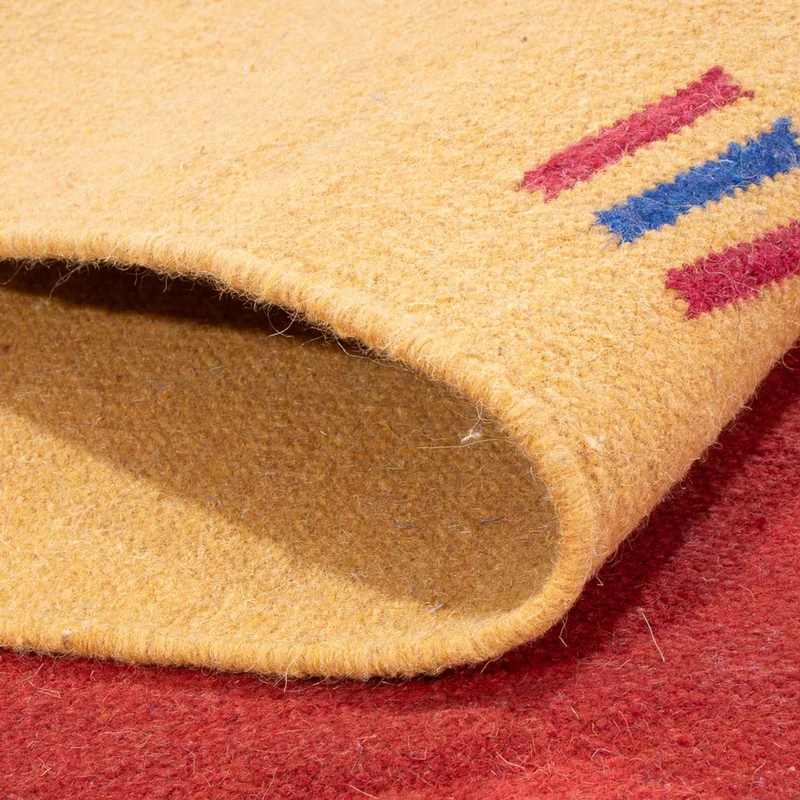 Kelim Modern Teppich 140x200cm - mehrfarbig
