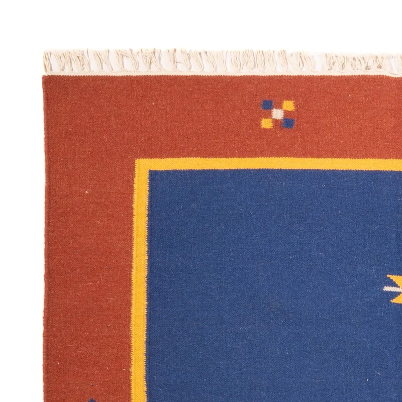 Kelim Modern Teppich 140x200cm - mehrfarbig