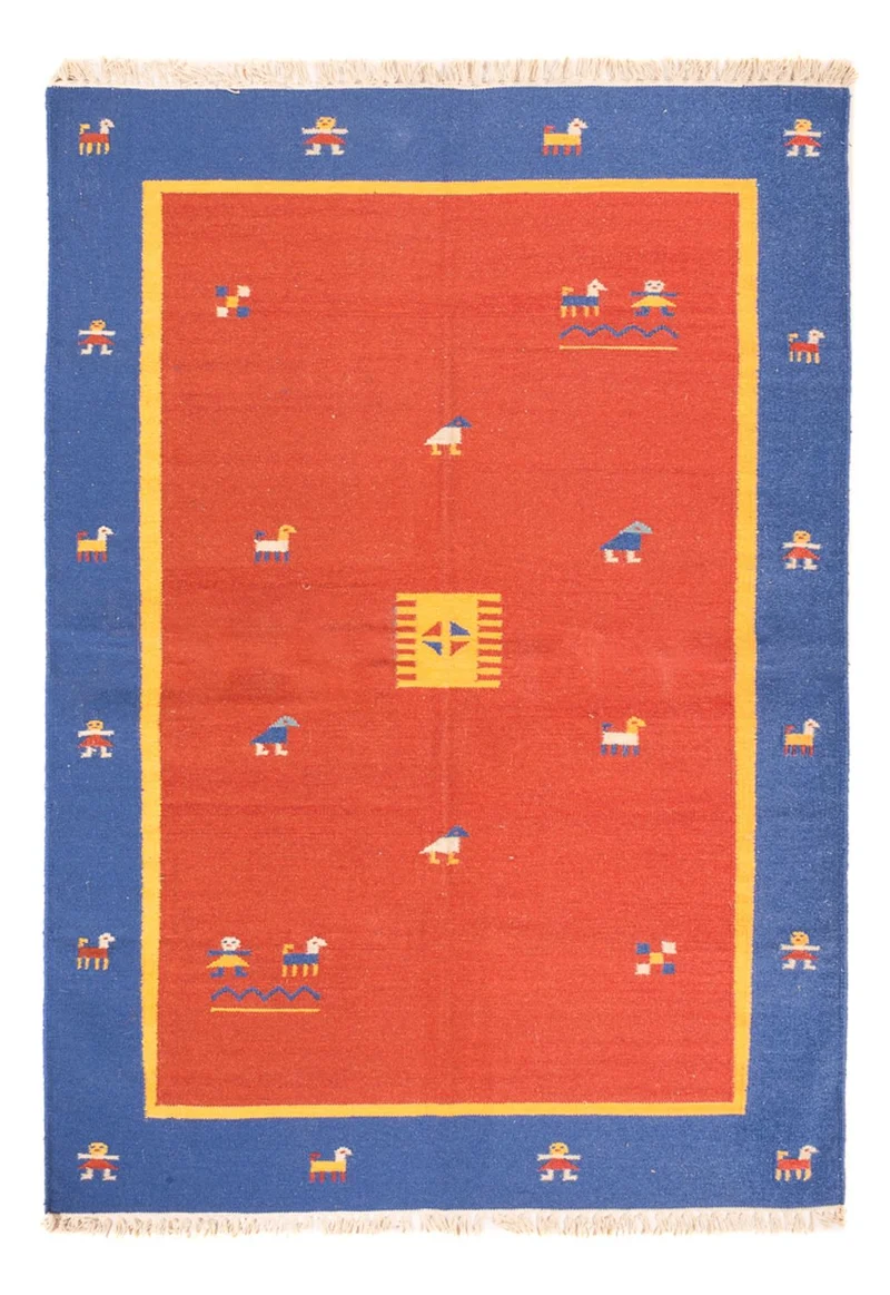 Kelim Teppich - Trendy - 140 x 200 cm - mehrfarbig