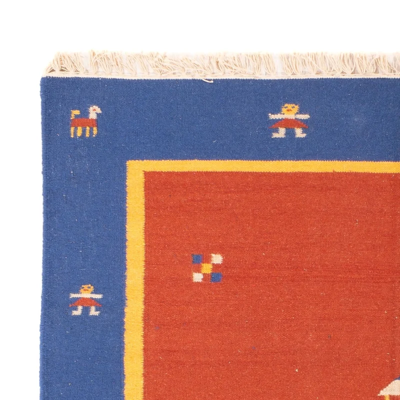 Kelim Teppich - Trendy - 140 x 200 cm - mehrfarbig