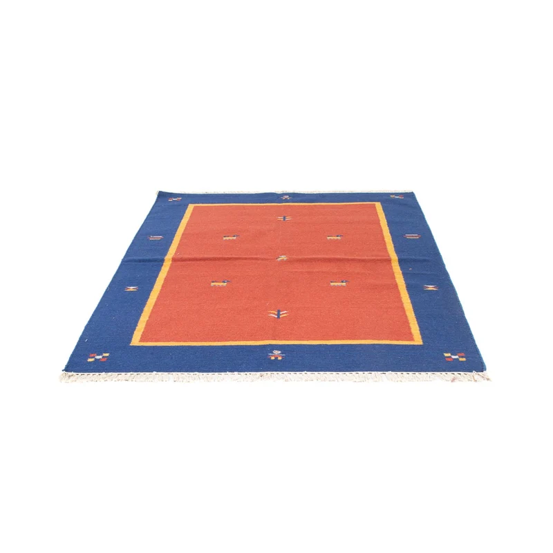 Kelim Modern Teppich 140x200cm - mehrfarbig