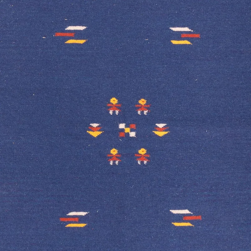 Kelim Modern Teppich 140x200cm - mehrfarbig