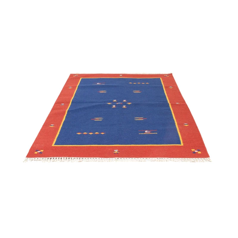 Kelim Modern Teppich 140x200cm - mehrfarbig