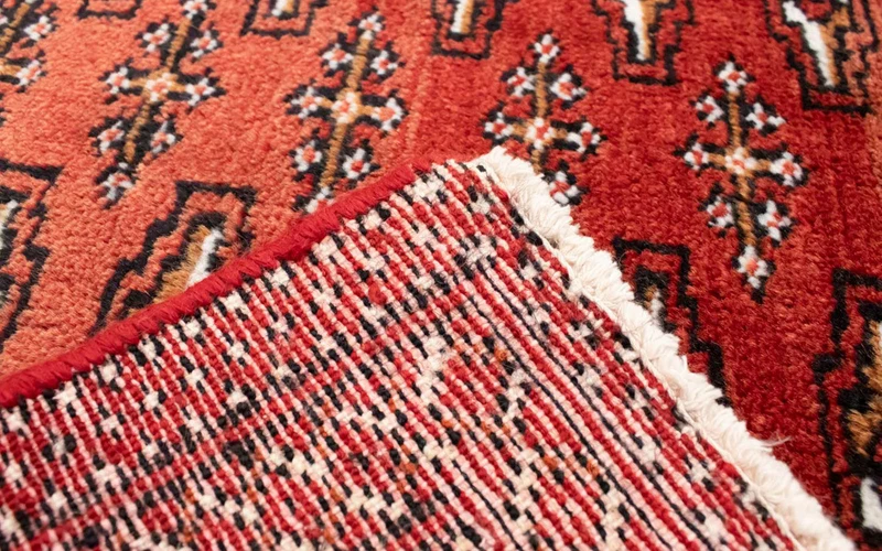 Turkaman Teppich 50x100cm - Orientteppich - rot