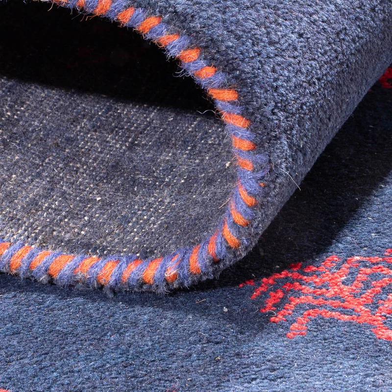 Gabbeh Teppich - Indus - 120 x 180 cm - dunkelblau
