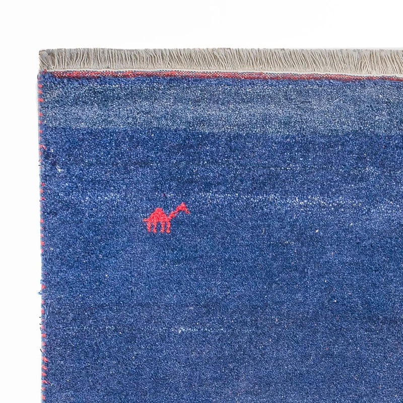 Gabbeh Teppich - Indus - 120 x 180 cm - dunkelblau
