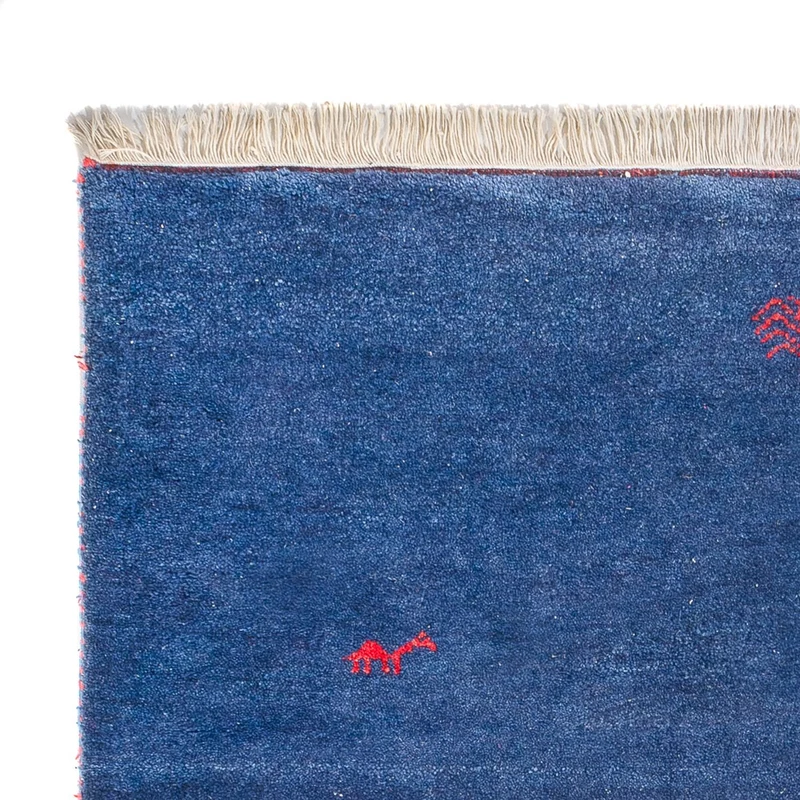 Gabbeh Teppich - Indus - 120 x 180 cm - dunkelblau