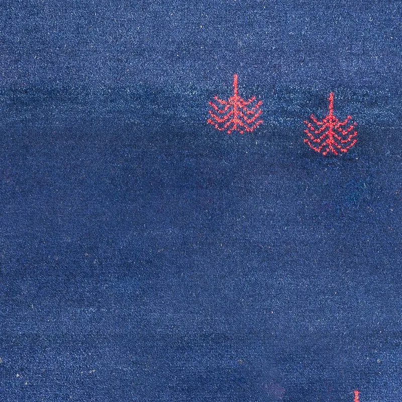 Gabbeh Teppich - Indus - 120 x 180 cm - dunkelblau