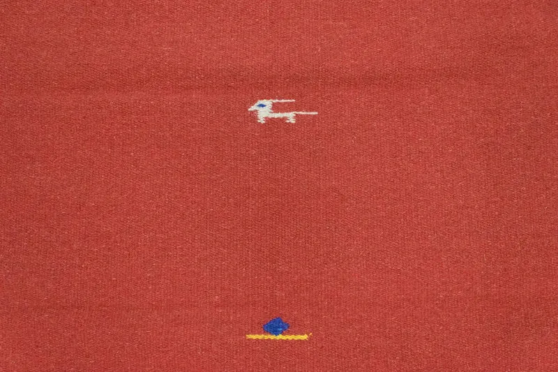 Kelim Modern Teppich 120x180cm - rot