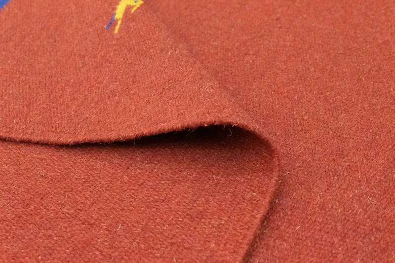 Kelim Modern Teppich 120x180cm - rot